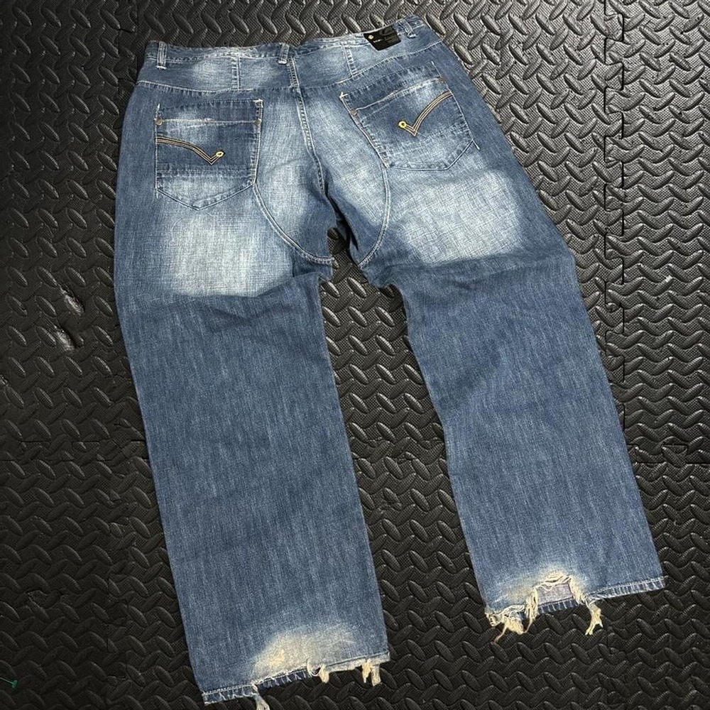 vintage y2k distressed Ecko Unltd. blue jeans